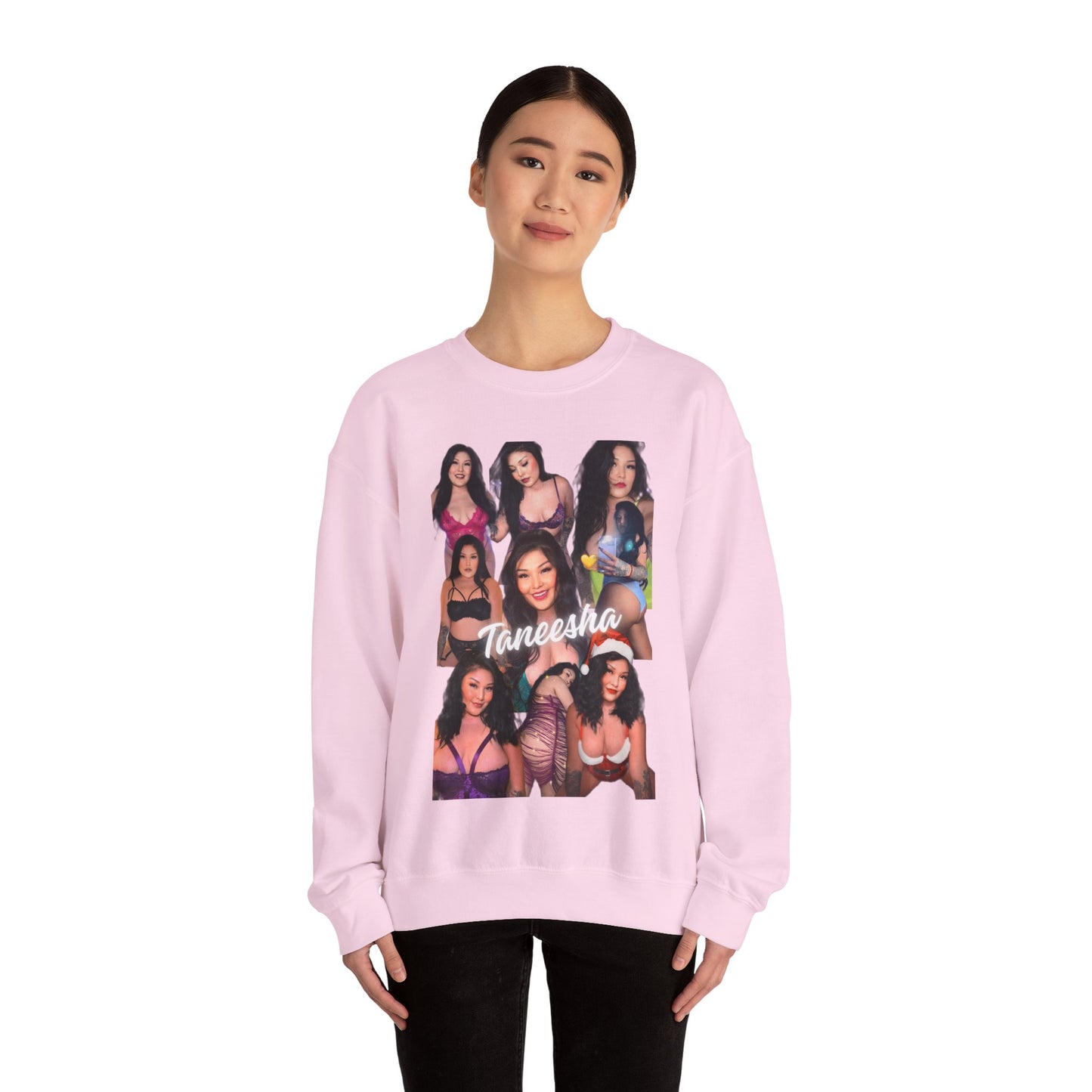 Taneesha Collage Unisex Crewneck Sweatshirt