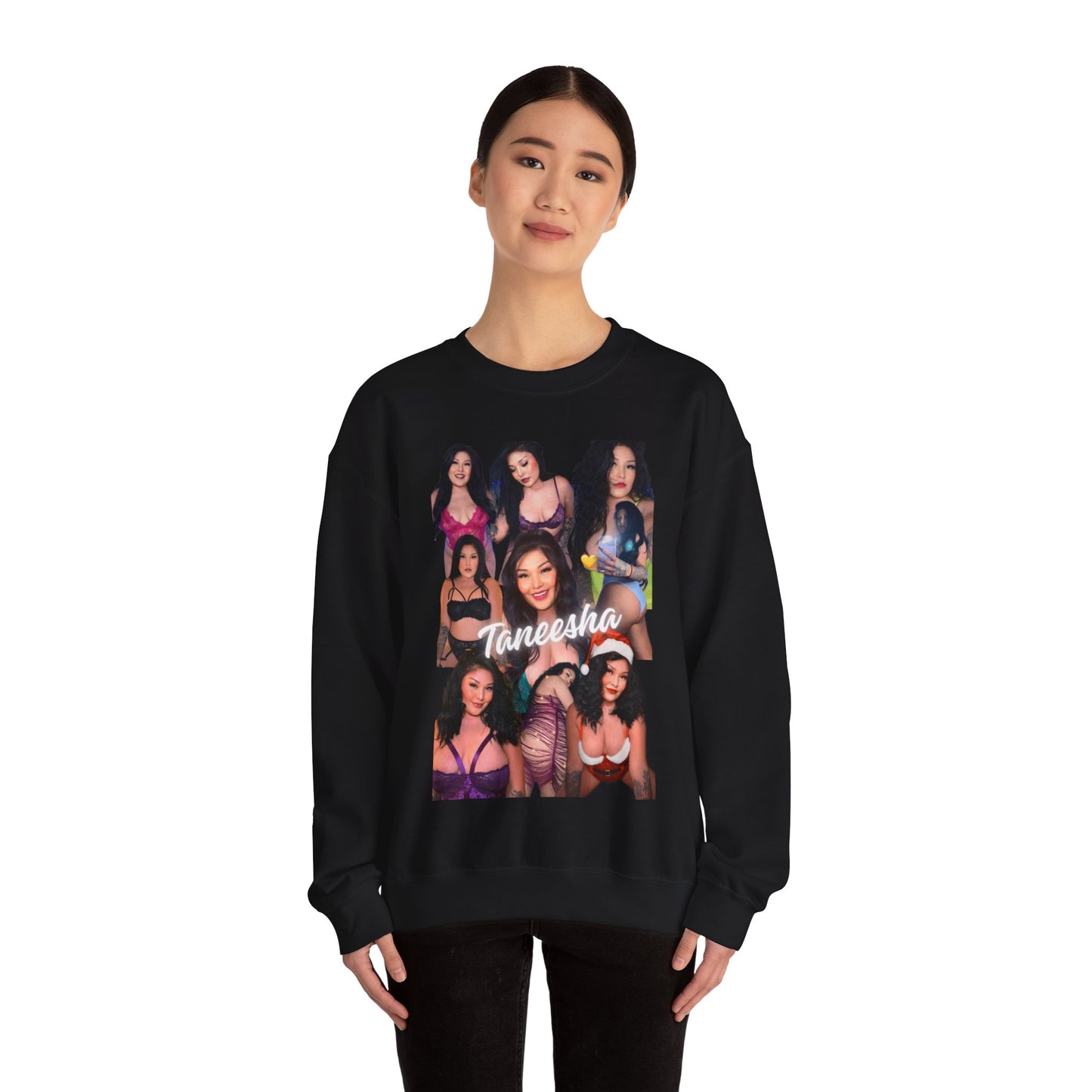 Taneesha Collage Unisex Crewneck Sweatshirt