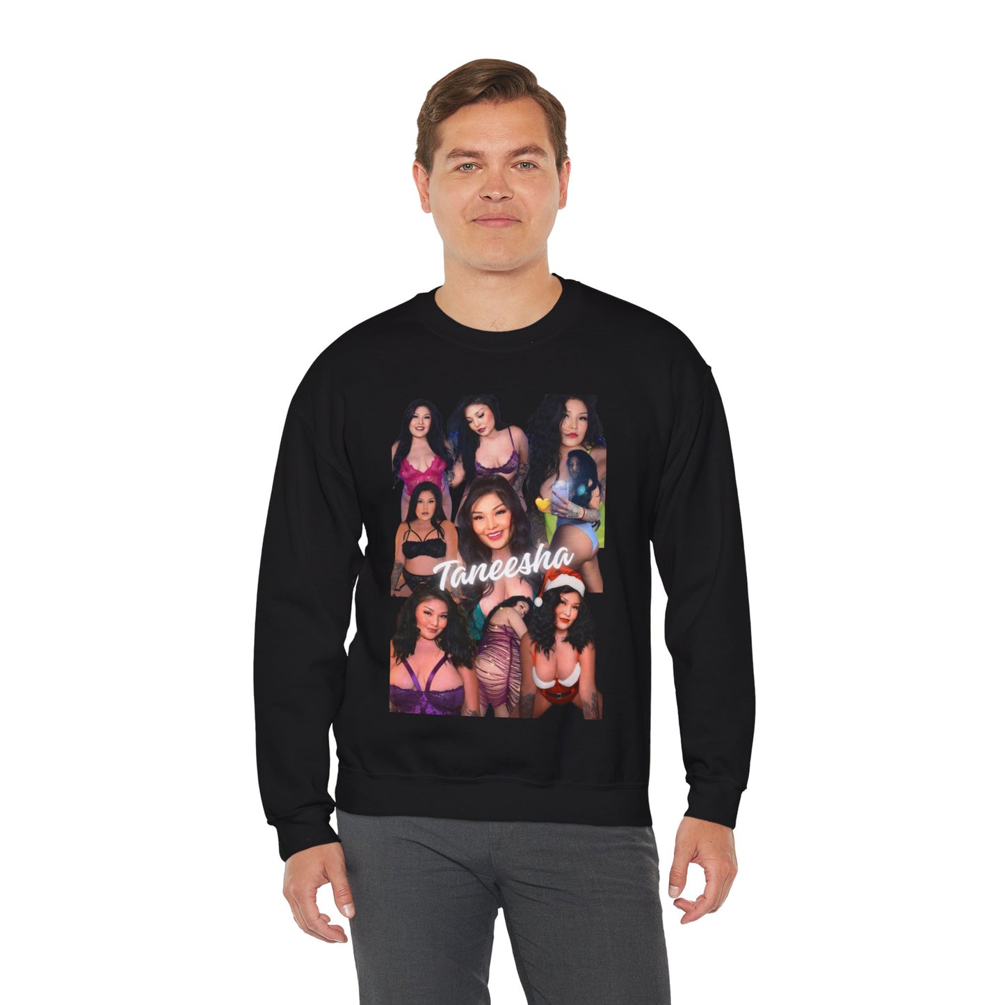 Taneesha Collage Unisex Crewneck Sweatshirt