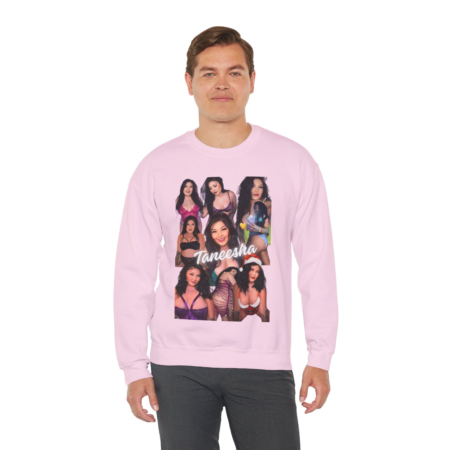 Taneesha Collage Unisex Crewneck Sweatshirt