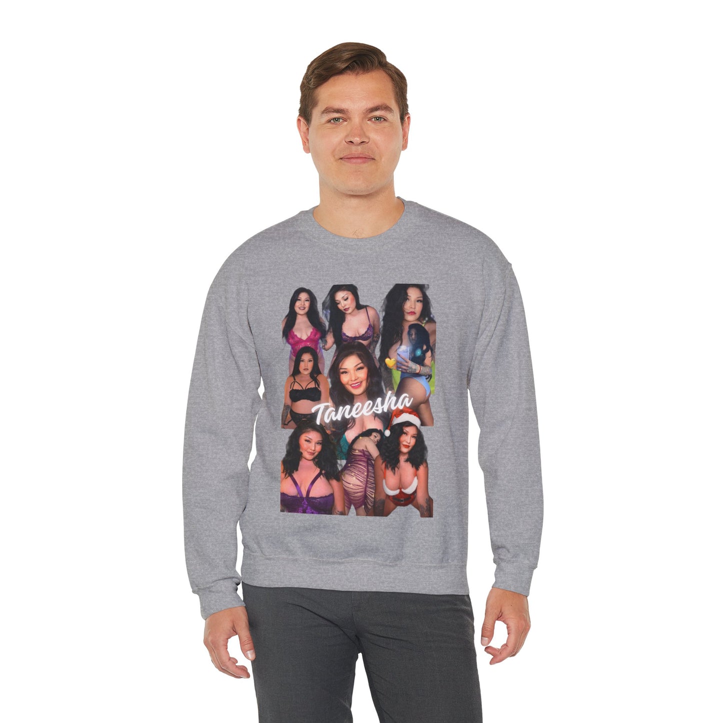 Taneesha Collage Unisex Crewneck Sweatshirt